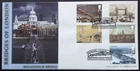 GB QEII Benham 2002 Bridges of London Set on First Day Cover, Bankside S/H/S