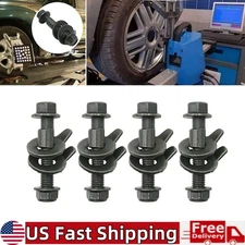 4PCS 14mm Cam Bolt Kit Adjustable Camber Correction Alignment Kit for Four Wheel