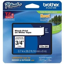 Brother International Tze241 Label Tape - 0.75" Width 1 Each