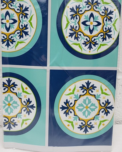 KÜCHENHERD BACKSPLASH Aufkleber / Wandtattoo 30 x 18, KREISE IN QUADRATISCHEN, GR - Bild 8 von 11