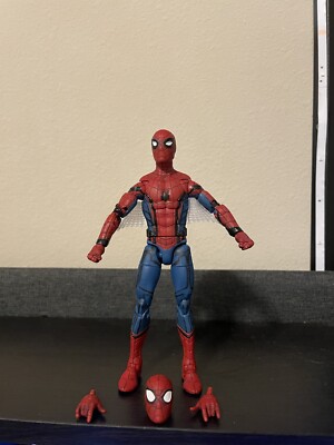 Custom Painted Marvel Legends Spider Man Homecoming Tom Holland | eBay