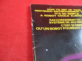 How To Set Up Your Nintendo NES R.O.B. The Robot Instruction Manual Booklet #F1