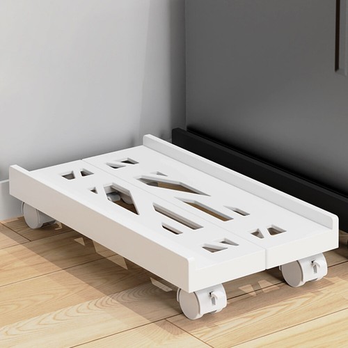 Computer Tower Stand CPU Holder Stand with 4Caster Wheel for Most Desktop Towers - Picture 4 of 18