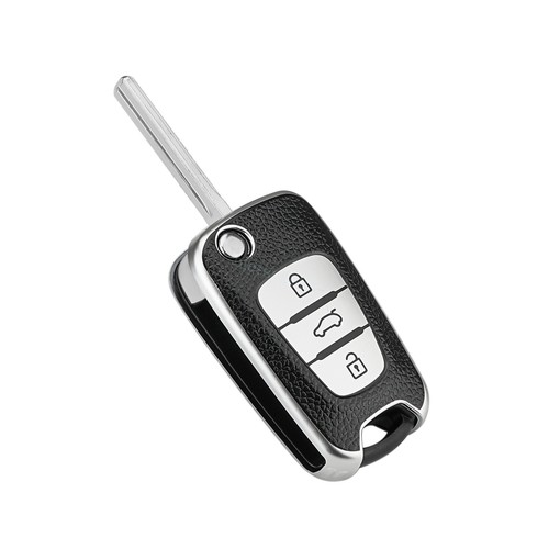 3Tasten Klapp Schlüssel Hülle für Hyundai i30 ix20 ix35 KIA Soul Sportage Optima - Bild 3 von 10