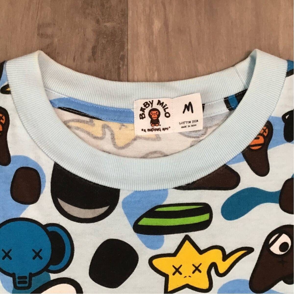 BAPE × kaws milo animal kingdom T-shirt NIGO Blue A Bathing BAPE × kaws milo animal kingdom T-shirt NIGO Blue A Bathing