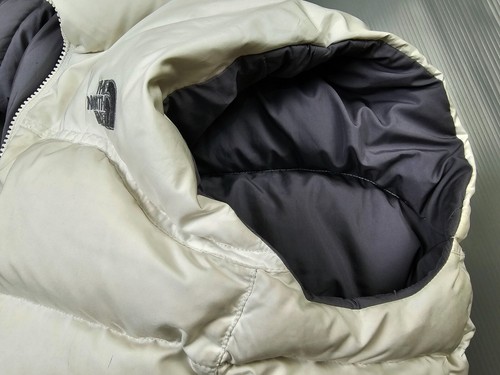 *HOT Women's THE NORTH FACE @ NUPTSE 700 QUILTED DOWN PUFFER WHITE VEST Jacket S - Picture 6 of 17