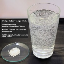 POLYSORB Conserva fino a 300 ml di acqua per grammo di granuli # no stockosorb#