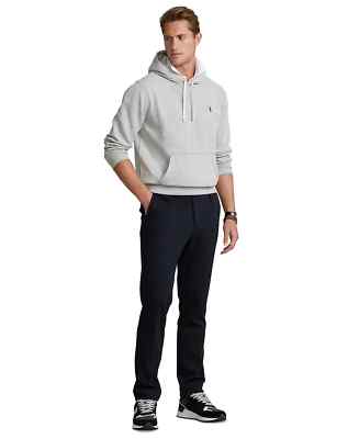 $148.00 Polo Ralph Lauren Men's Fleece Sweater Hoodie, Grey
