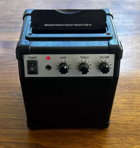 Small Retro Speaker Mini Guitar Amp  5.5" BD-90025 Portable Amplifier Tested