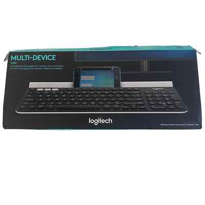 Logitech K780 Multi-device Bluetooth Unifying Dual Mode Wireless Keyboard Black