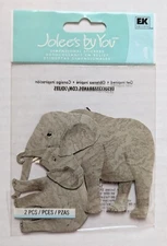 Jolee's Large Elephants Scrapbooking Embellishments Zoo Safari Animals