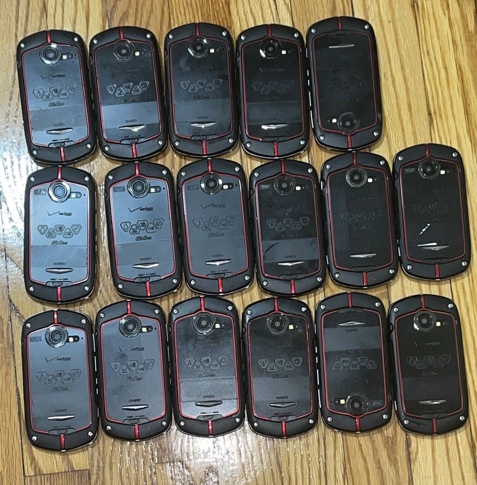 Lot Of(17)Casio G'zOne Commando C771 - Black Verizon phone - Image 2 of 4