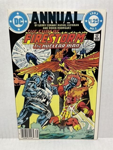 The Fury of Firestorm “The Nuclear Man” Annual Comic Book (Issue #1) Bronze Age