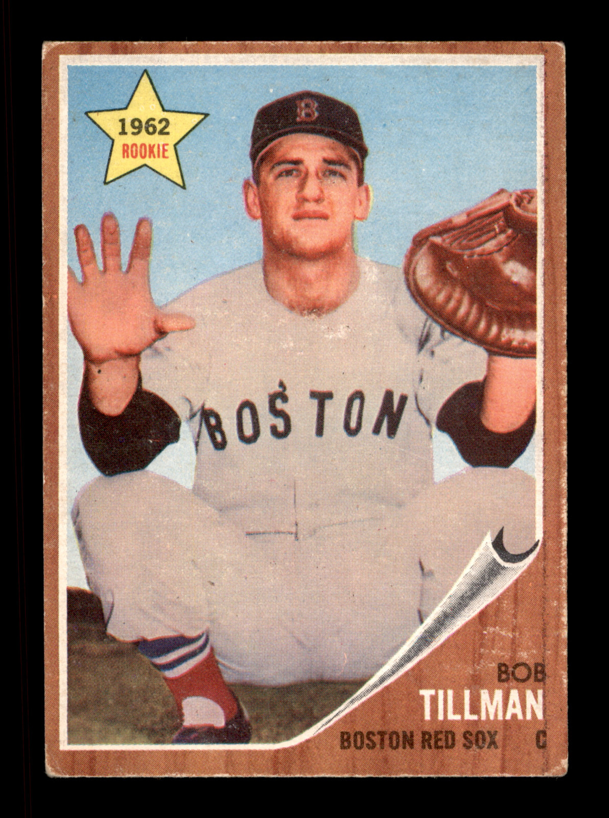 1962 Topps - #368 Bob Tillman - Series 5 - Crease Free