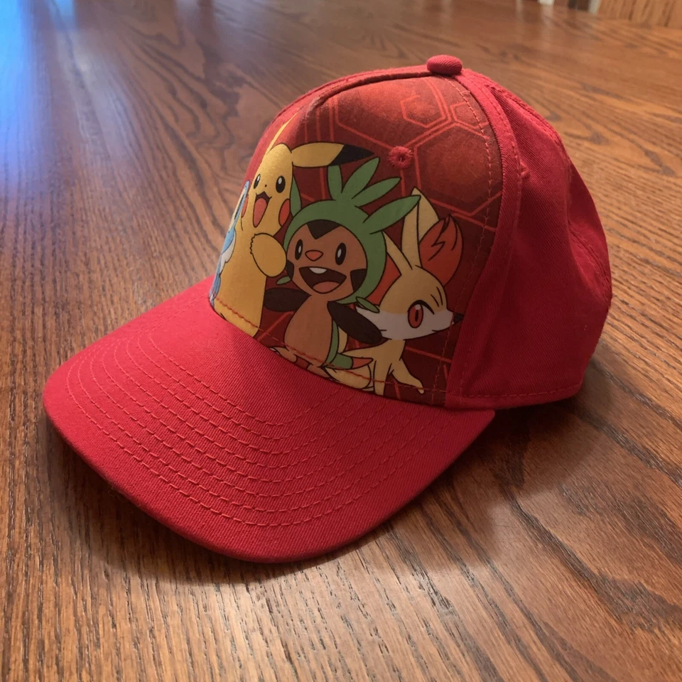 Pokemon El Original Rojo Snapback Gorra Sombrero Grupo Juvenil OSFM Foto 2 de 4