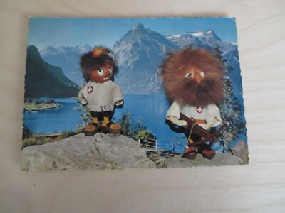 ALTE FARBPOSTKARTE, '' CASY BOY '' SCHWEIZ.