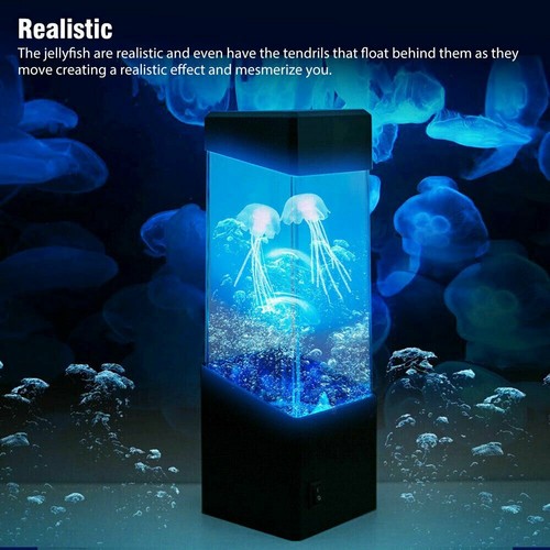 LED Jellyfish Light Lava Lamp Night Light Aquarium Multicolor Lighting Mood AU - Picture 6 of 12