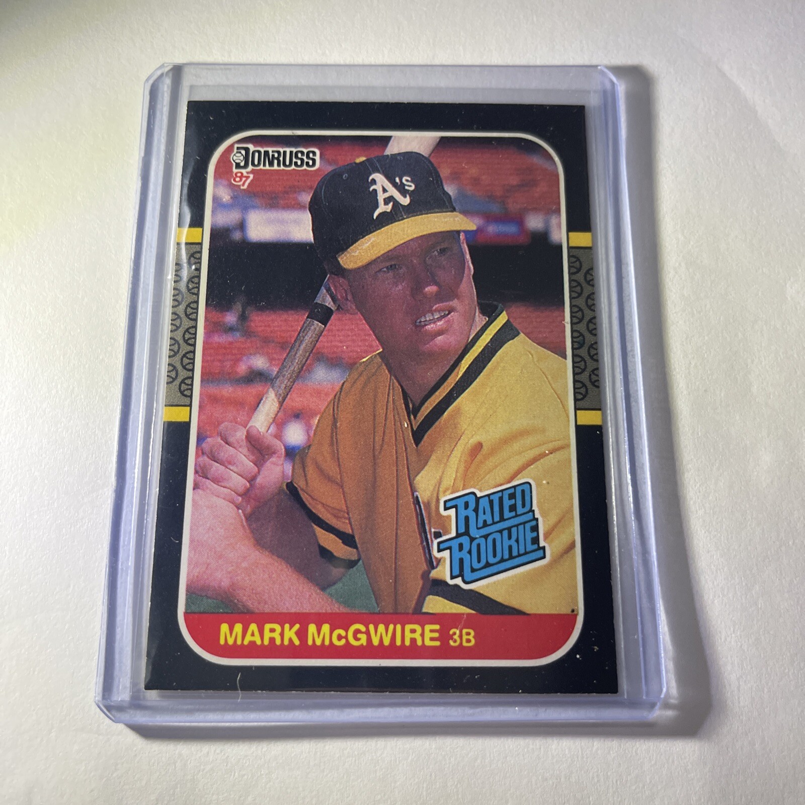 1987 Donruss - Rated Rookie #46 Mark McGwire 