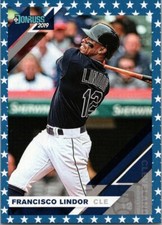  2019 Donruss Independence Day Variations #68 Francisco Lindor