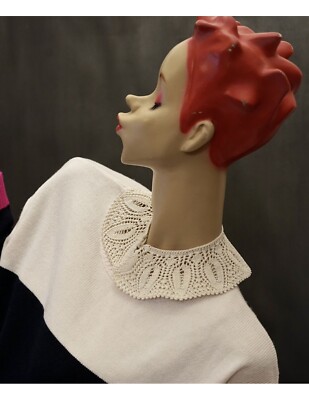 COLLETTO AD UNCINETTO BAMBINA CREMA