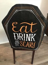 Eat Drink And Be Scary Over Chair Back Covers Halloween