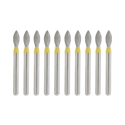 Dental Diamond Burs Football Egg FG 379/023XF Extra Fine Grit High Speed Burr