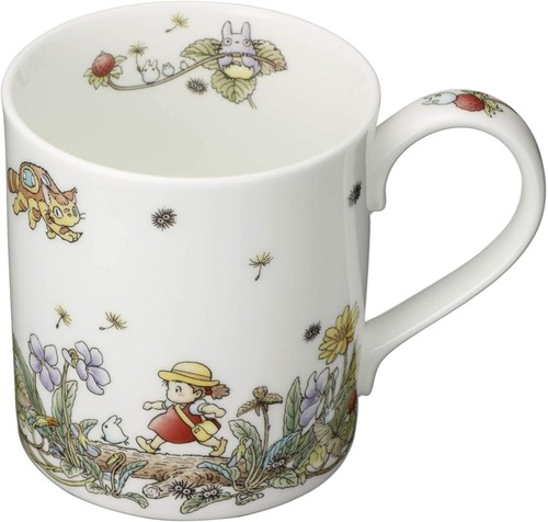 Taza Noritake My Neighbor Totoro 400cc Bone China edición fresa falsa - Imagen 5 de 7