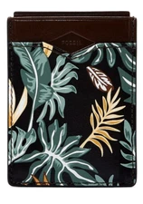 Mykel Front Pocket Wallet Fossil Brown Money Clip Men Slim Front Pocket Wallet