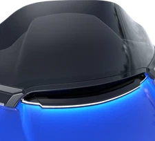 Ciro Black Lighted Fairing Vent Trim for 2015-2024 Harley Road Glide FLTRU FLTRX