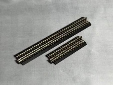 Mainline Railworks HO/HOn3 Sectional Straight Track Dual Gauge- Blackstone ProTr