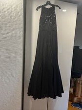 Black Cut Out Evening Dress for women party wedding