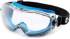 SolidWork Safety Goggles with Universal Fit Eye Fit, Unisex, Blue