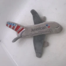 American Airlines Plane 9" Plush Toy Doll See Last Picture