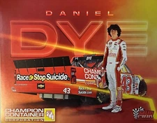 2024 DANIEL DYE "CHAMPION CONTAINER" #43 NASCAR CRAFTSMAN TRUCK SERIES POSTCARD