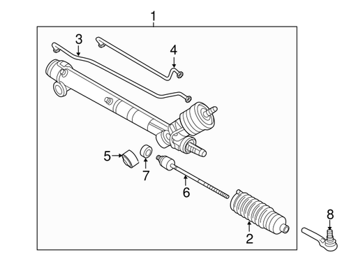 NEW OEM ORIGINAL GENUINE GM Outer Tie Rod 26086581 IN-STOCK READY TO SHIP - Picture 3 of 3