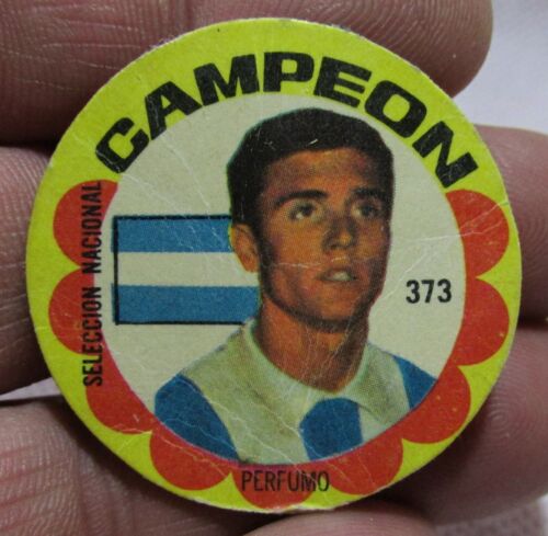1966 ALBUM CAMPEON, CRACK, PERFUMO, ARGENTINA # 373, DISC TRADING CARD - Picture 2 of 5