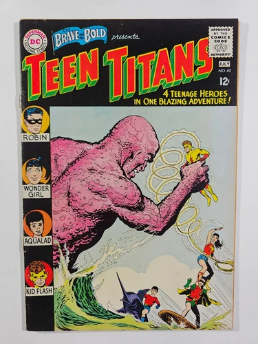 Brave and the Bold #60 DC 1965 1st Wonder Girl 2nd Appearance Teen Titans GD/VG