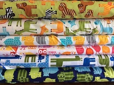 ROBERT KAUFMAN-URBAN ZOOLOGY COLLECTION BY ANN KELLE- VARIOUS FABRICS- BTY