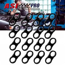 16Pcs AN10 Hose Separator Clamp Fitting Connector 10AN Oil Fuel Hose Line AUS