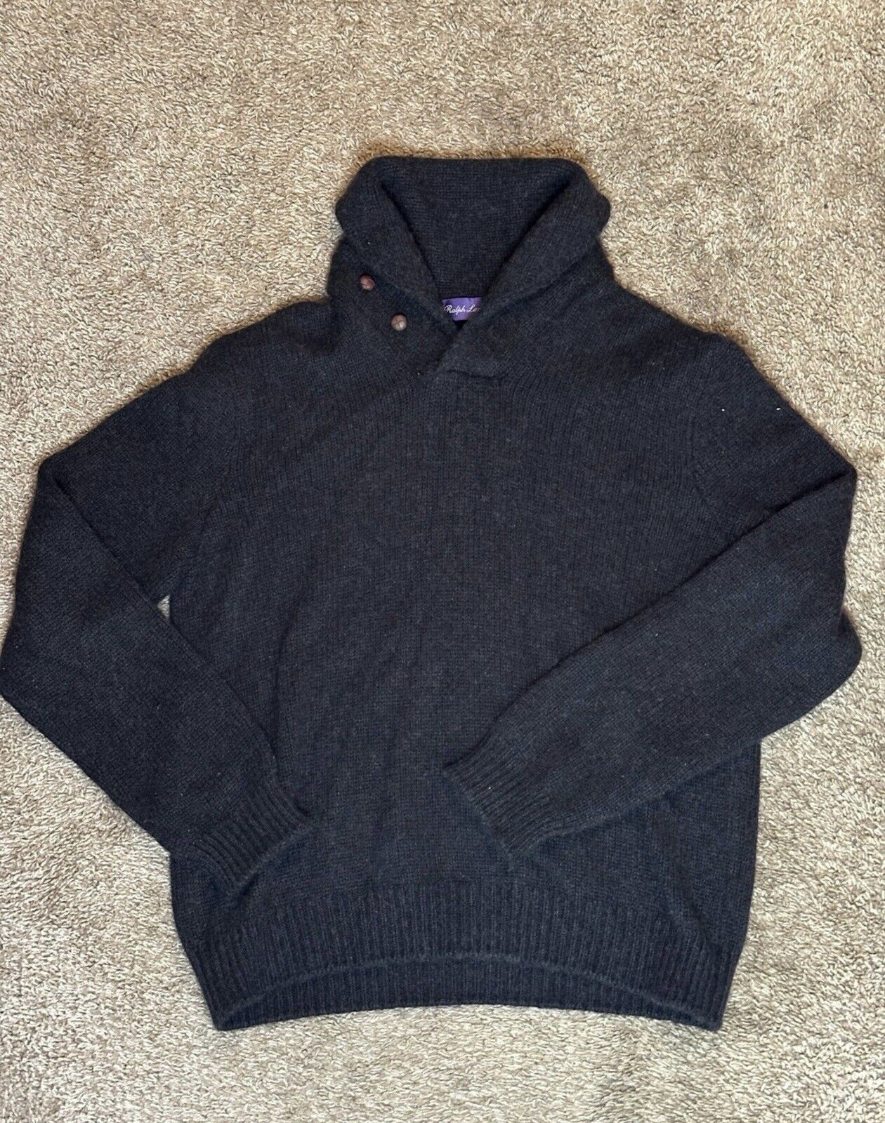 Ralph Lauren Sweater 100% Cashmere Purple label - image 1