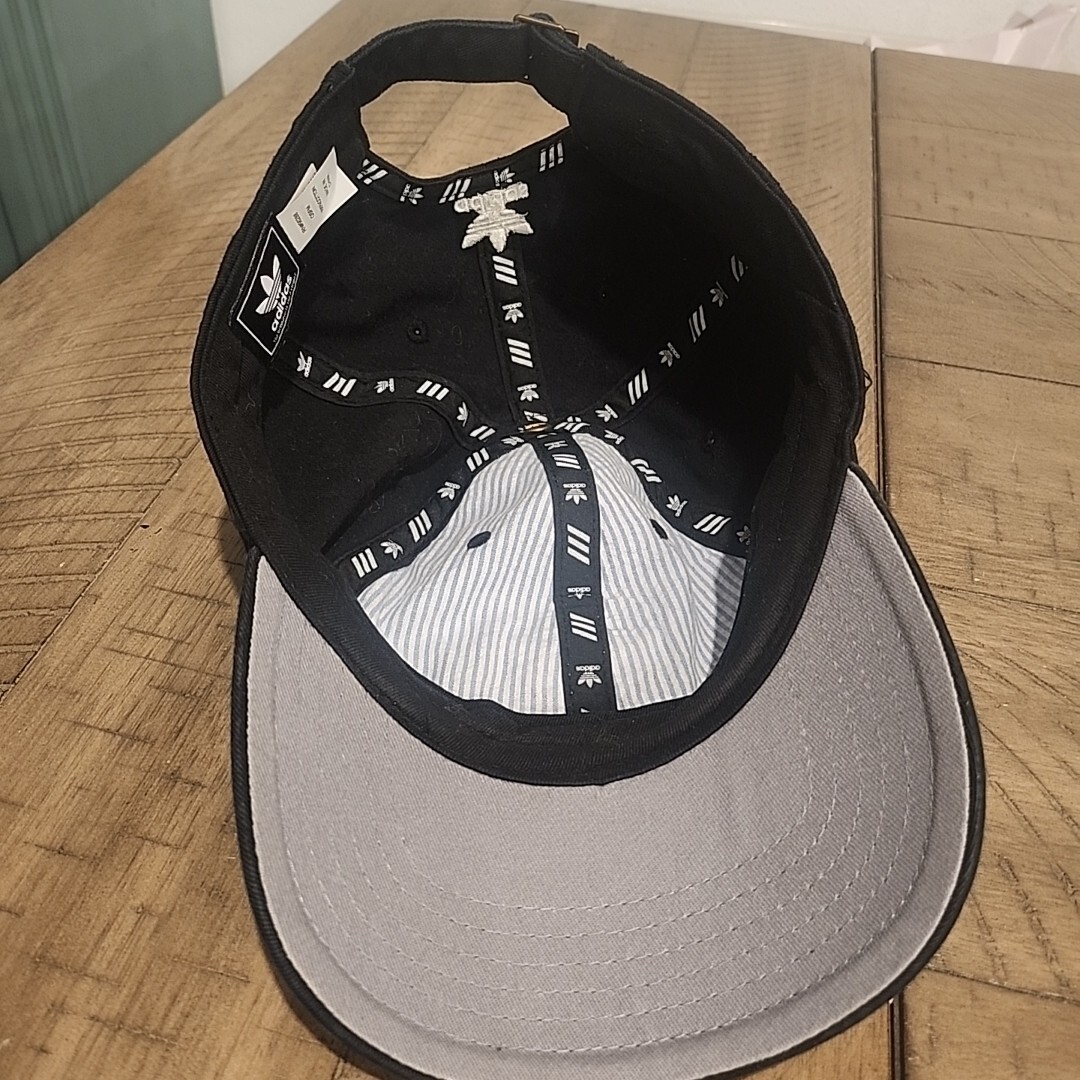 Adidas Black Hat Adjustable Strapback BaseBall Ca… - image 6