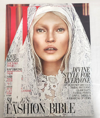 Kate Moss W Magazine Mar 2012 Raf Simons Petra Ecclestone Brie Larson