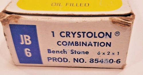 NORTON JB8 Oil Filled Sharpening Stone Crystolon Combination Oilstone 8x2x1 - Picture 6 of 6