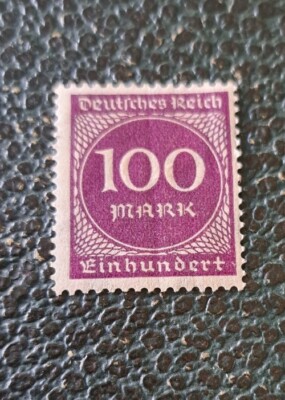 Briefmarke 100 Mark Deutsches Reich