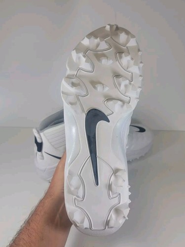 Size 13.5 Nike Force Savage Pro 2 Shark Football Cleats BV5448-101 Lineman White - Picture 9 of 11