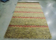 BROWN / GOLD 5' x 8' Stained Rug, Reduced price 1172576625 BOH616A-5