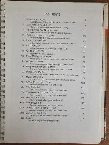 Kenmore Microwave Cooking Cookbook 1983 Vintage 219 Page 0875021182 Rare Recipes - Picture 4 of 4