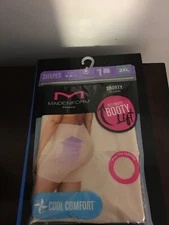 NEW SIZE 2XL WOMEN MAIDENFORM FLEXEES FIRM CONTROL BOOTY LIFT SHORTY SHAPEWEAR
