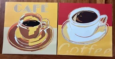 Set of Kunst Für Alle Art Print Rod Neer Coffee I & II 20" x 20" Germany