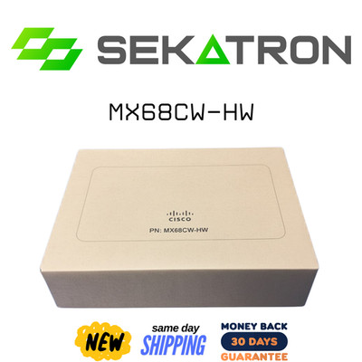   NEW Cisco Meraki MX68CW-HW Cloud Security Appliance Firewall   Fast Ship
